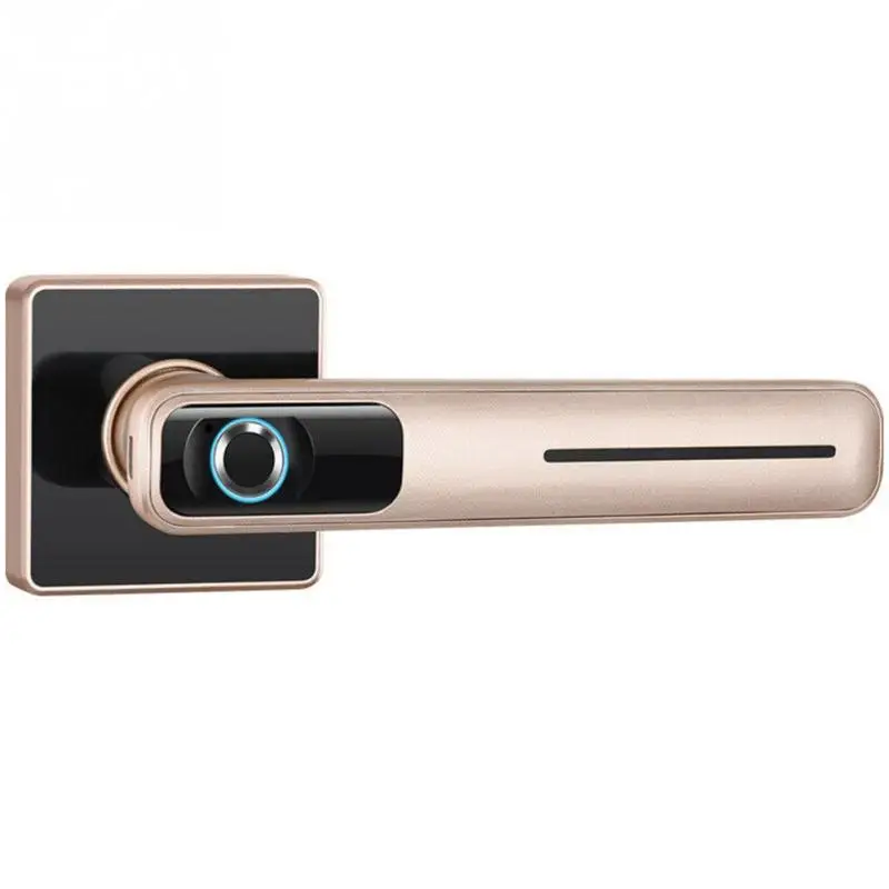 Отпечатков пальцев замок двери безопасности прочный с ключами биометрический