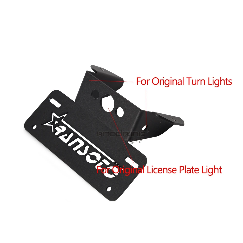 

Motorcycle Fender Eliminator License Plate Frame Bracket License Holder For Honda Grom 125 GROM125 MSX125 MSX 125 2017 2018 2019