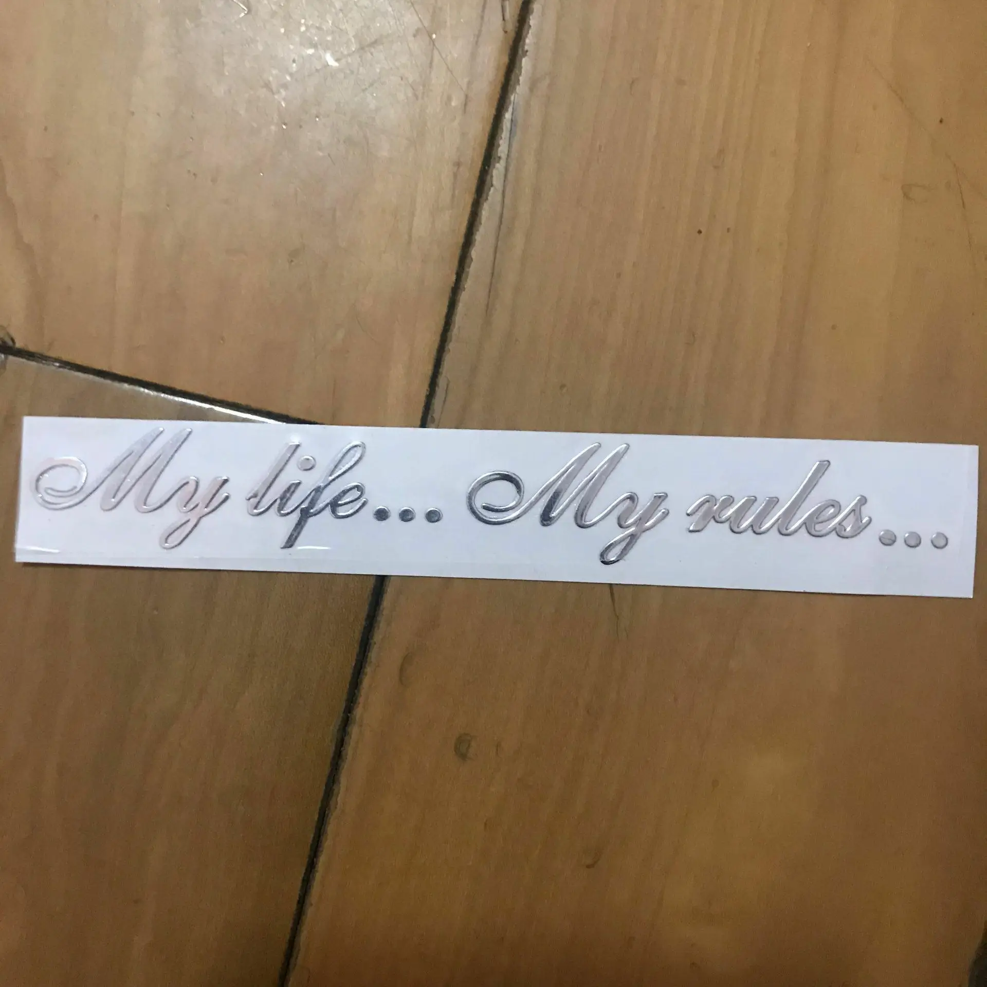 MT-72 свою жизнь мои правила 3D Классный Логотип стайлинга автомобилей стикеры