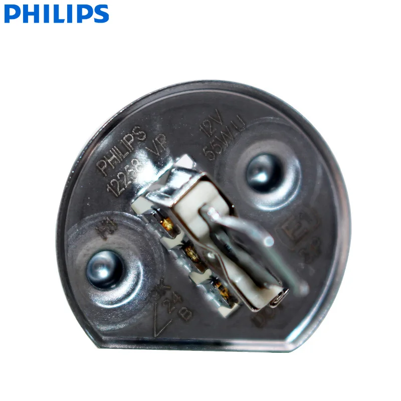 Фото Philips H1 12 В 55 Вт P14. Лампа 5s VisionPlus галогенная Автомобильная фара VP + 60% более яркая лампа фотолампы автомобиля в PS2, 2X №2