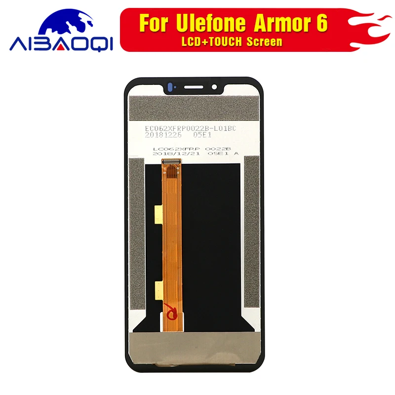 Сенсорный экран ЖК-дисплей ЖК-экран для Ulefone Броня 6 6E запасные части+ инструмент для разборки+ клей для 3M