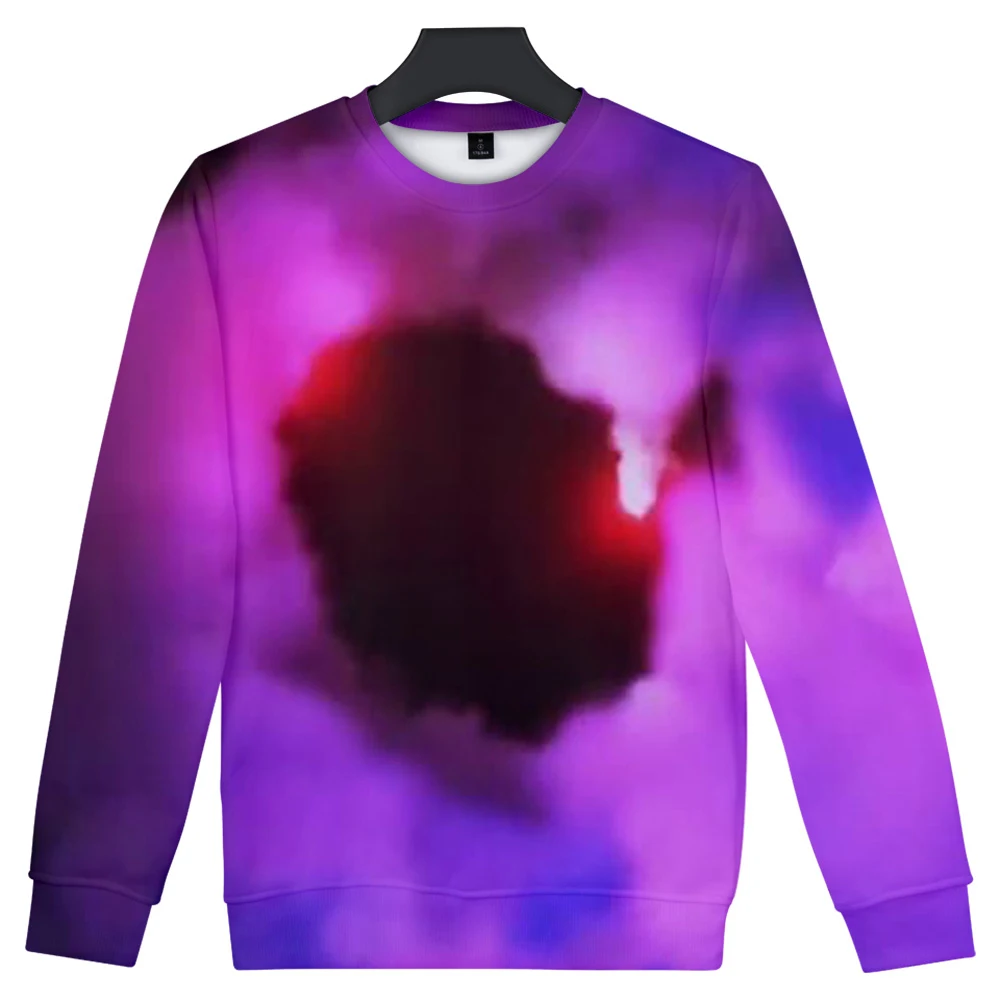 

New Personality Color Smoke Crew Neck Sweatshirt Autumn Men/women Clothes 3D Hoodies Sweatshirt Cool O-neck Oversized Streetwear