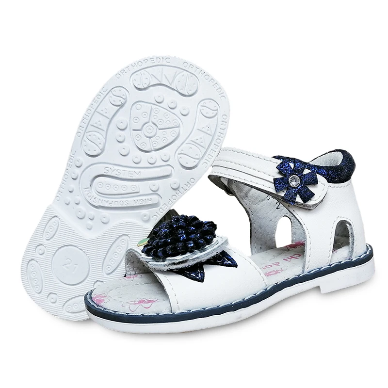 Новое поступление 1 пара летних ортопедических сандалий из натуральной кожи для