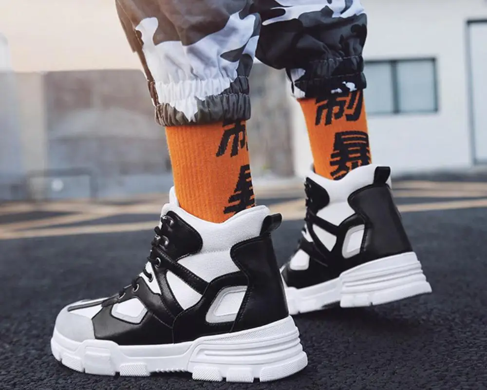 

Mens Snow Boots Winter Warm Men Shoes Fashion Comfortable High Top Outdoor Sneakers Men Militar Boots With Fur Flat Winter Shoes