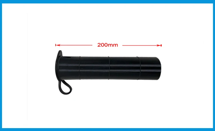 

Black color 0 degree Fishing Rod Inner holder Sleeve Rod Pod Rubber Cap Tube Liner