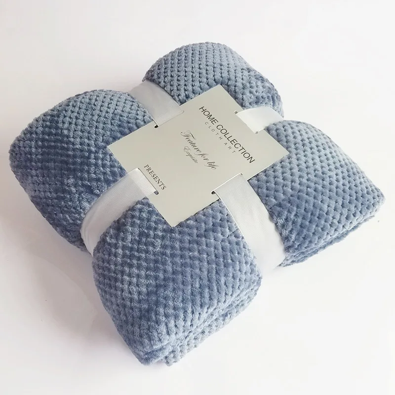 grey blue 70X100cm Flanel, супер мягкая детская кровать, уютное детское одеяло, весеннее постельное белье для малышей, одеяло из флиса, пушистое одеяло для домашних животных, чехол для детской коляски - Цвет: grey blue 70X100cm