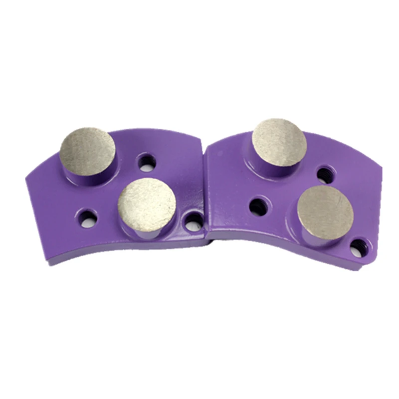 

Алмазные сегменты HTC, трапециевидная пустая алмазная шлифовальная обувь, два круглых сегмента, бетонные шлифовальные колодки с резьбовыми ...