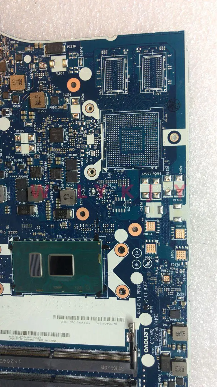 KTUXB CE470 NM A821 подходит для Lenovo Thinkpad E470 E470C ноутбук материнская плата Процессор i3 6006U