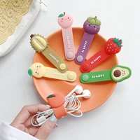 winder cute fruit pattern organizer help to clean up the desktop and solve the clutter