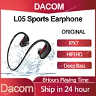Спортивные Bluetooth-наушники DACOM L05, беспроводная стерео гарнитура с глубокими басами, водонепроницаемость IPX7, наушники с микрофоном для IPhone, Xiaomi, Huawei