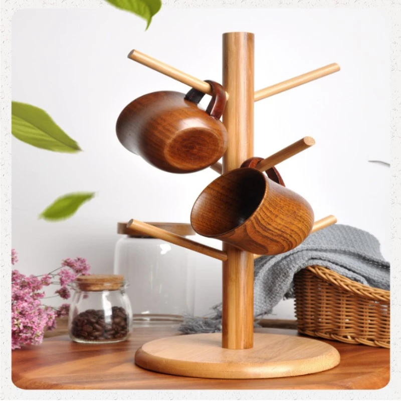 

Natural Jujube Wood Cup Handmade Wooden Cup Mug Breakfast Milk Cup Coffee Cup Tea Cup Trumpet Cup Kitchen Drinkware Accessories