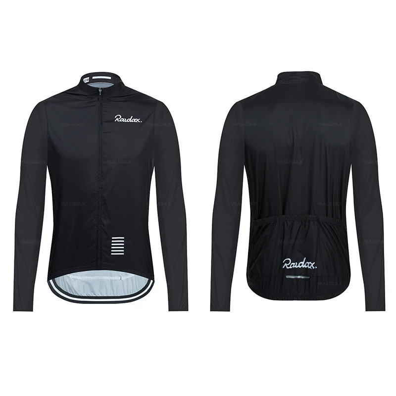

Raudax Cycling Jackets Unisex Bicycle Windproof Cycling Clothing Bike Maillot Sports Long-sleeved Light and Thin Cycling Jersey