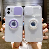 camera lens protection phone case for iphone 13 12 mini 11 pro xs max se 2020 xr x 8 7 plus ring holder clear soft tpu cover