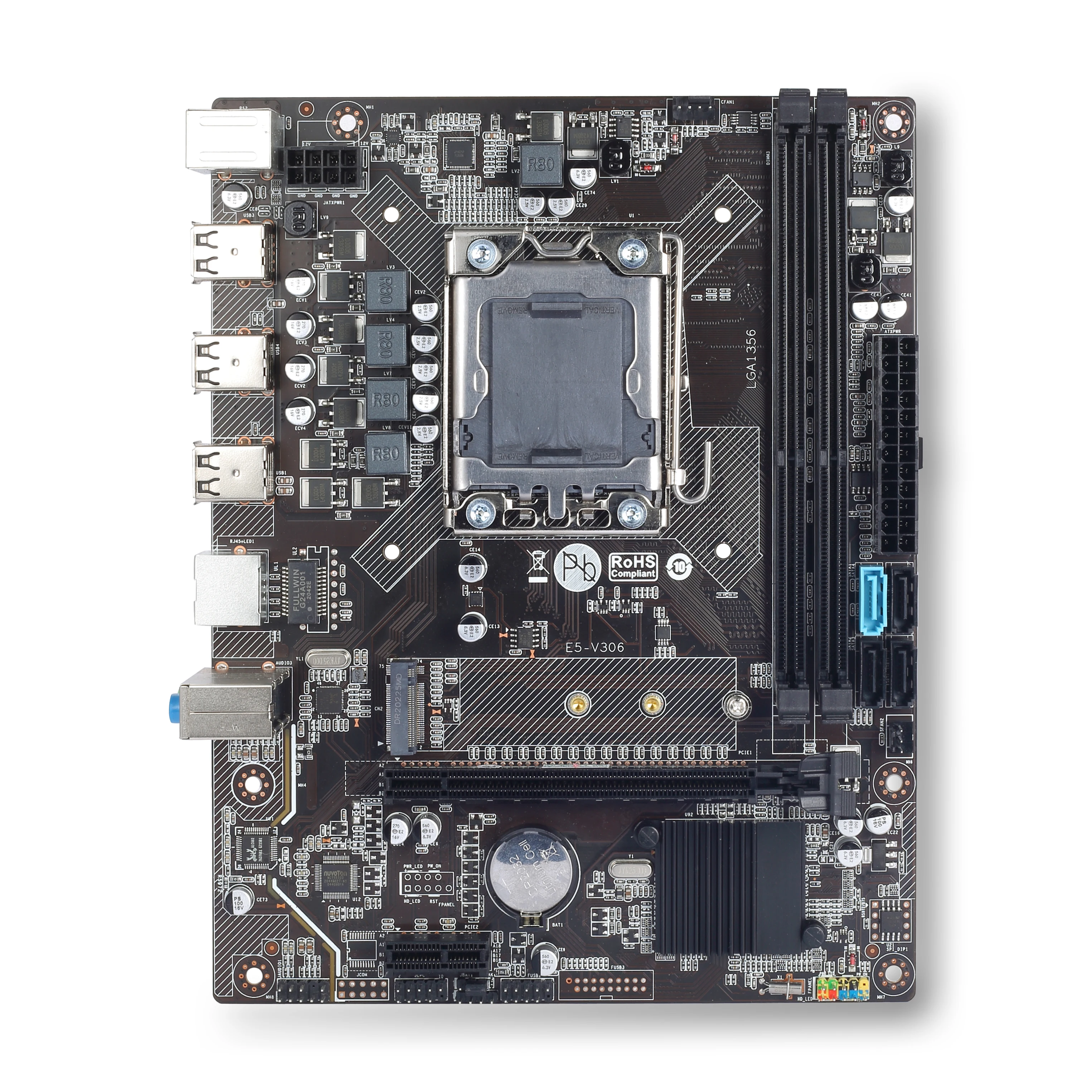 материнские платы Atermiter X9A X79 Материнская плата процессор Xeon LGA 1356 E5 2420 cpu 2x 4GB = 8GB