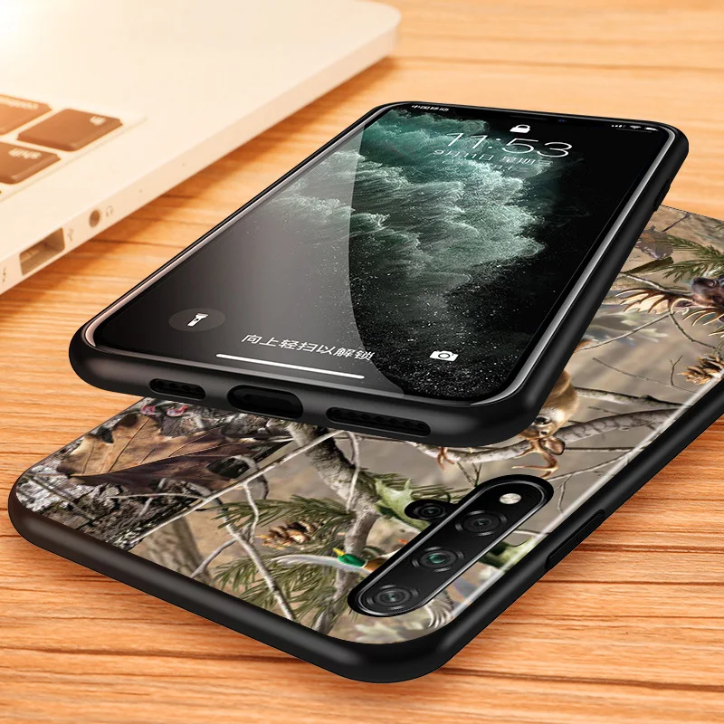 

Realtree Real Tree Camo for Huawei Honor 30 20 10i 10 9C 9A 9S 9X 9N 9 8X 8A 8 7A 7C Pro Plus Lite Black Phone Case