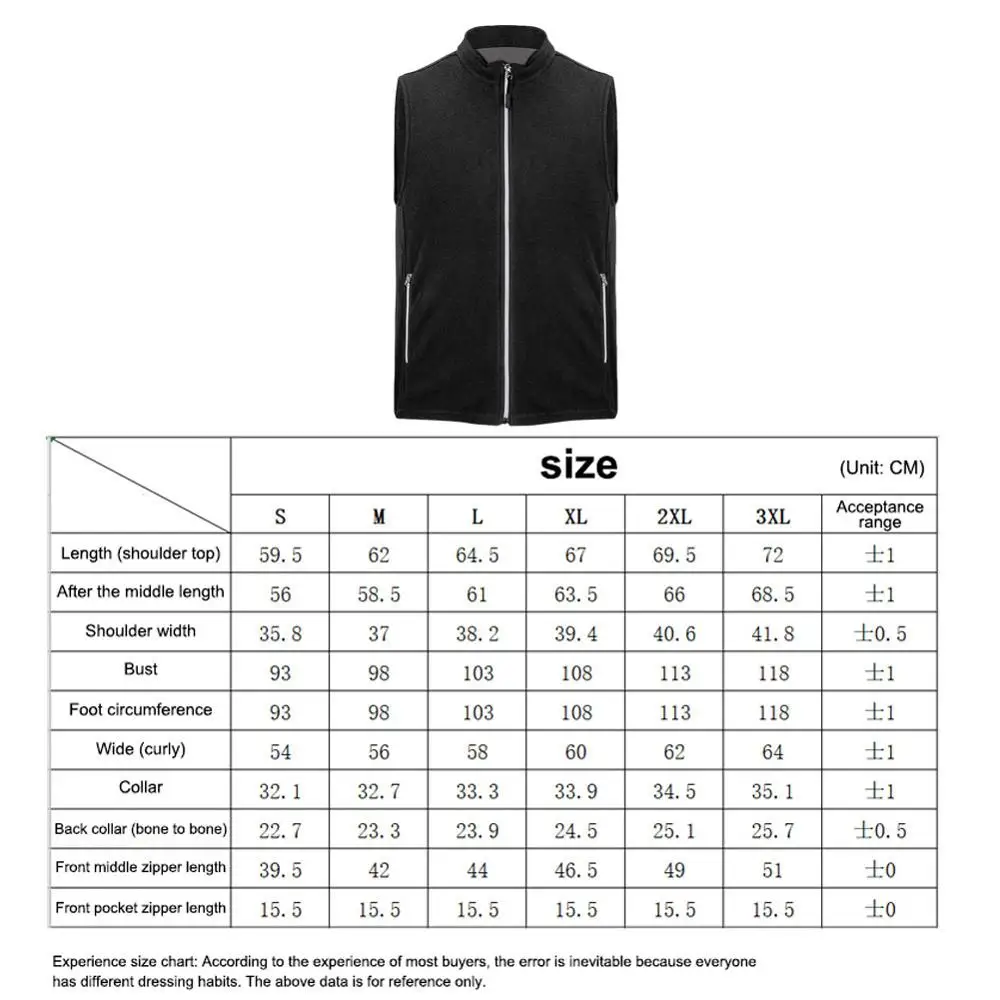

Electric Heated Vest Stand-up collar Jacket heated Washable USB Charging Heated Clothing Outdoor Hiking Heated Vest heizjacke