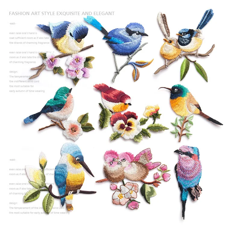 Клейкая Детская футболка с милым рисунком птицы для украшения diy дизайн и