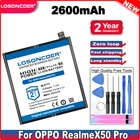 LOSONCOER 2600 мАч, BLP777 мобильный телефон Батарея высококачественный защитный чехол для OPPO Realme X50 Pro RealmeX50 Pro 5G мобильный телефон