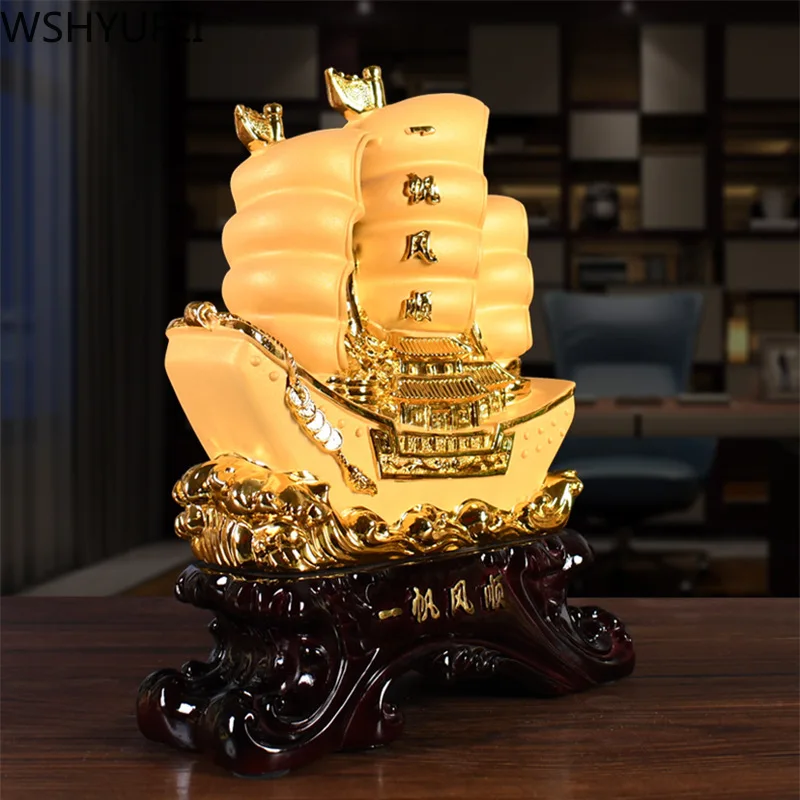 Новое полимерное украшение для парусника счастливый подарок гостиной кабинета