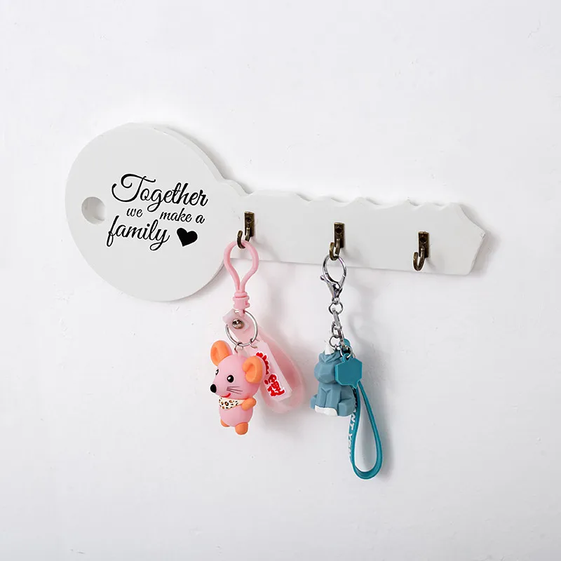 Настенный деревянный держатель для ключей в стиле ретро | Дом и сад