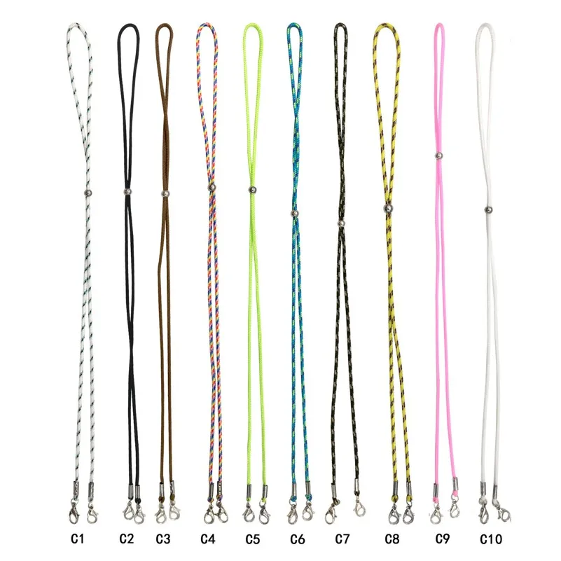 

Colorful Face Mask Lanyards Necklace Strap Non-slip Eyewear Cord Holder Eyeglass Sunglass Strap Chain for Kids Unisex Jewelry