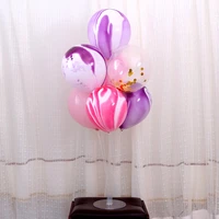 12inch thick purple agate balloon colorful paper scraps transparent rose gold balloons birthday party wedding decor supplies