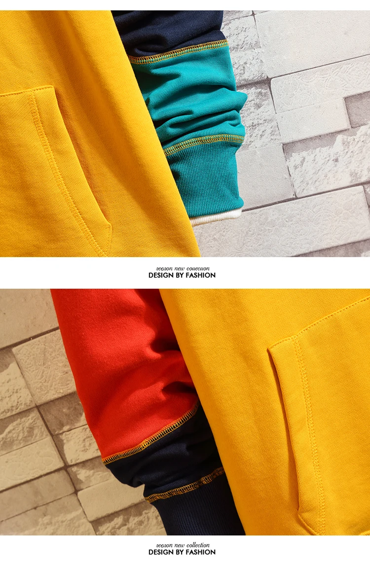 Hoodies Men Sweatshirts Brand Clothing new arrival patchwork Hoodie Men Tracksuit