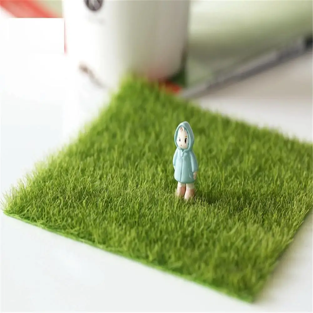 DIY Garden Simulation Plants Artificial Fake Moss Decorative Lawn Turf Green Grass Micro Landscape Decoration | Дом и сад