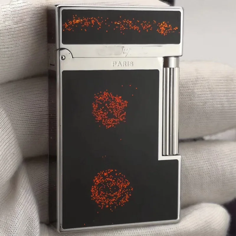 Новинка 2020 газовая зажигалка L2 Paris для табака натуральный лак рисунок красной