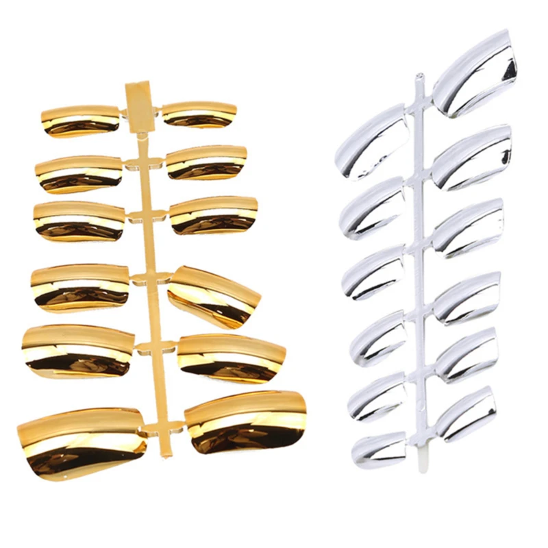 Новый стиль панк-рок металлический цвет золото серебро арт наклейки для ногтей DIY