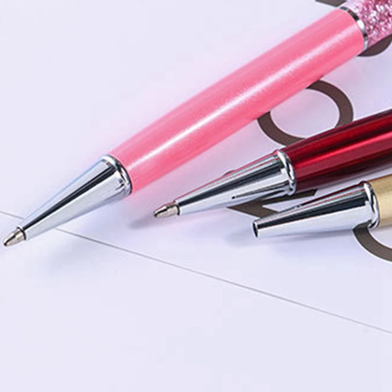

12 Pcs Caneta Novelty Gift Crystal Pen Diamond Ballpoint Pens Stationery Ballpen Office School Supplies