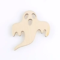 ghost elves mascot laser cut christmas decorations silhouette blank unpainted 25 pieces wooden shape 1322