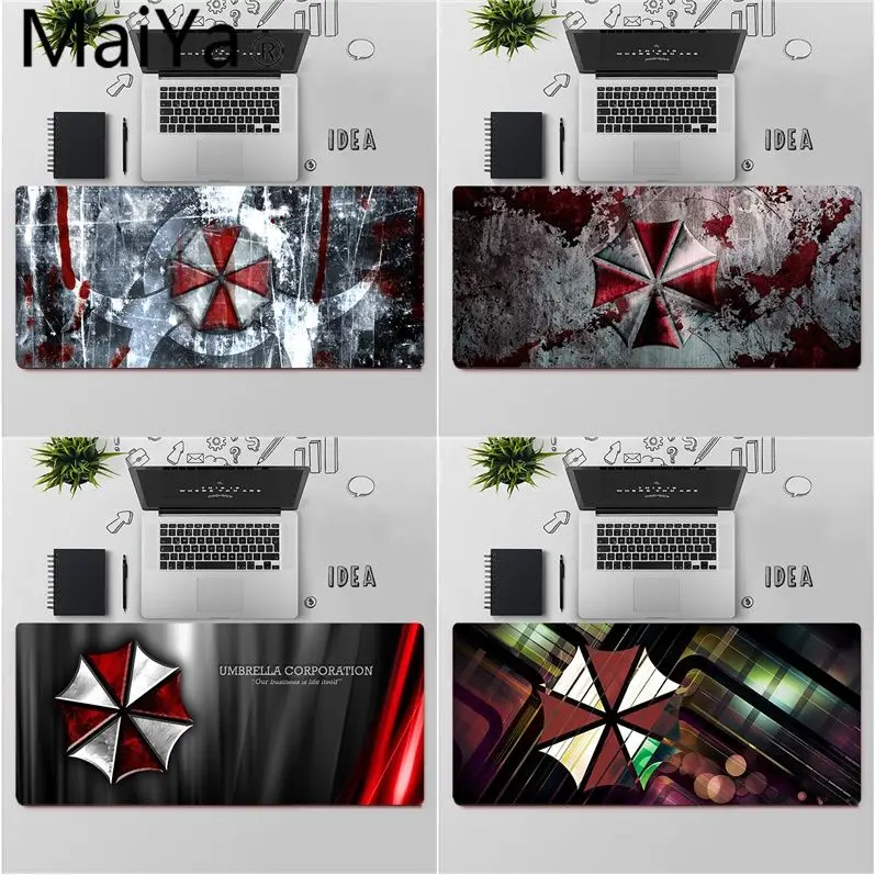 

Maiya Top Quality Umbrella Logo Natural Rubber Gaming mousepad Desk Mat Free Shipping Large Mouse Pad Keyboards Mat