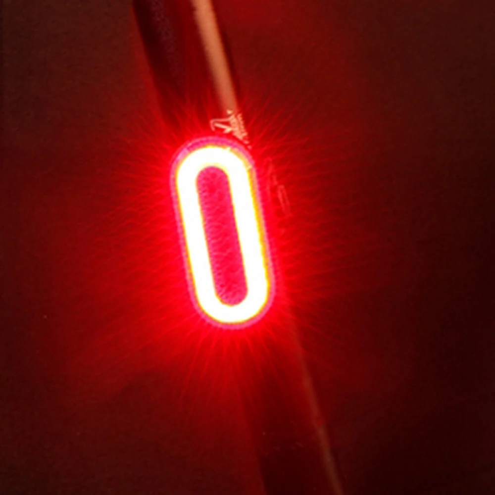 

Bicycle Bike Light LED Tail Light Waterproof Rear Tail Light Safety Warning Bike Light USB Rechargeable 6 Mode Light