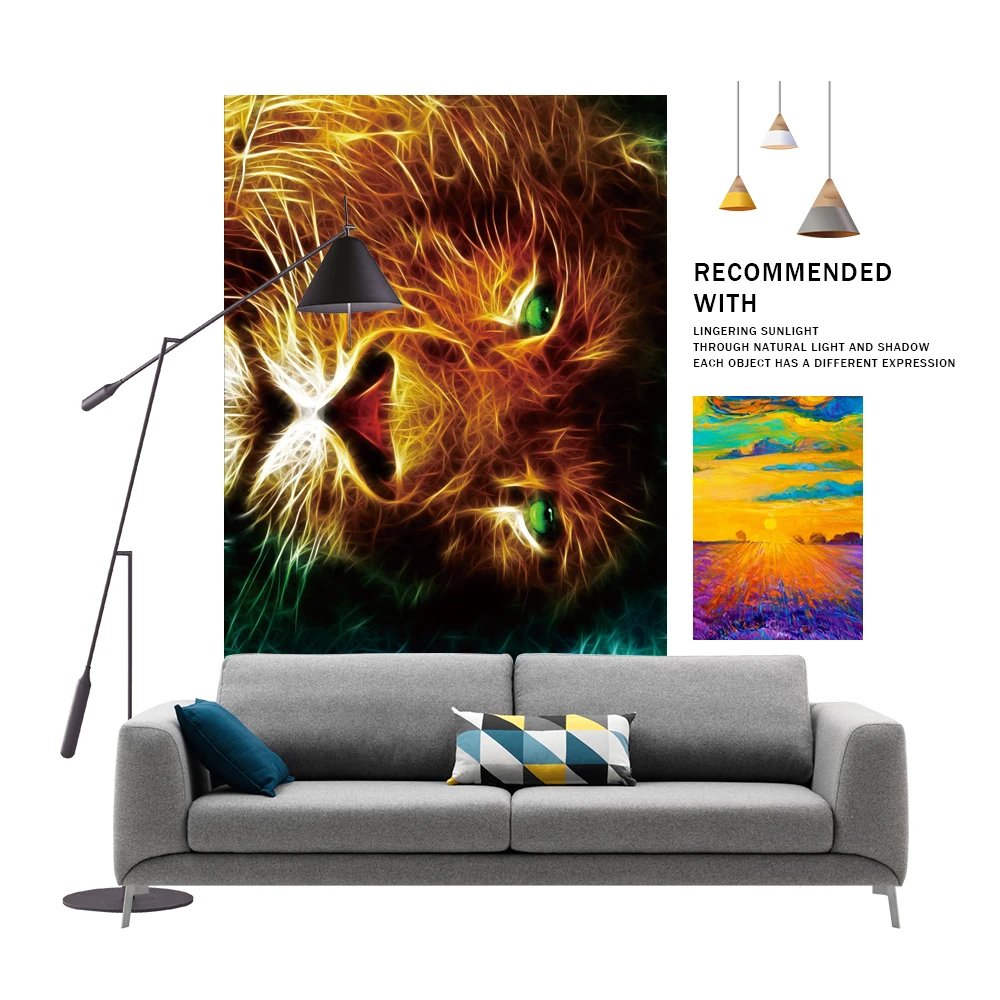 

2020 Animal Rectangle carpet Lion Carpet Bedroom Home Rug Fashion Bathroom Christmas Gift Rug Kitchen/Dining Room Decor