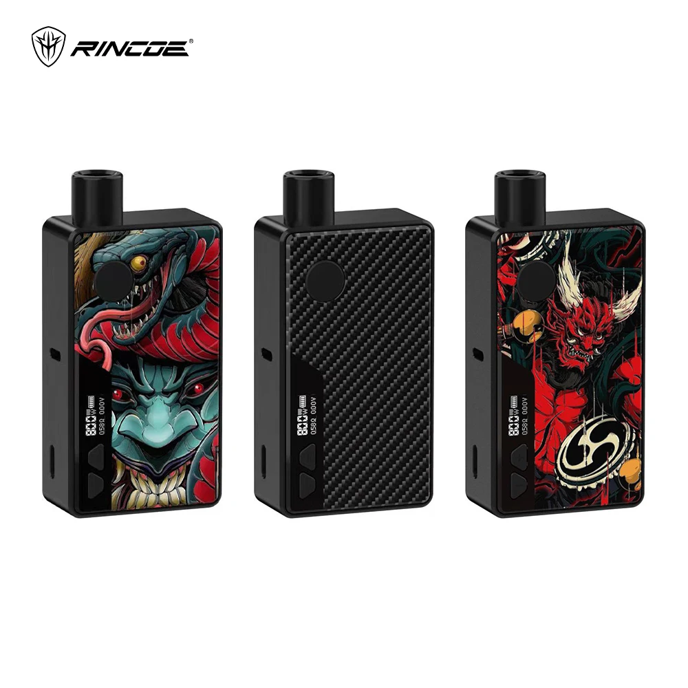 Original Rincoe Manto AIO 80W Kit No 18650 Battery 3ml For RBA Coil 0.3ohm 1.2ohm Electronic Cigarette VS Smoant Pasito Pod | Электроника