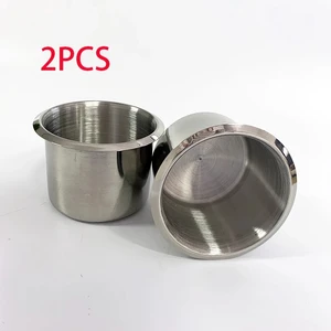 2pcs 2.68inch Recessed Cup Drink Can Holder Camper Van Accessories 68mm for Boat Car Marine RV Trailer Rust Proof Pickup Trucks
