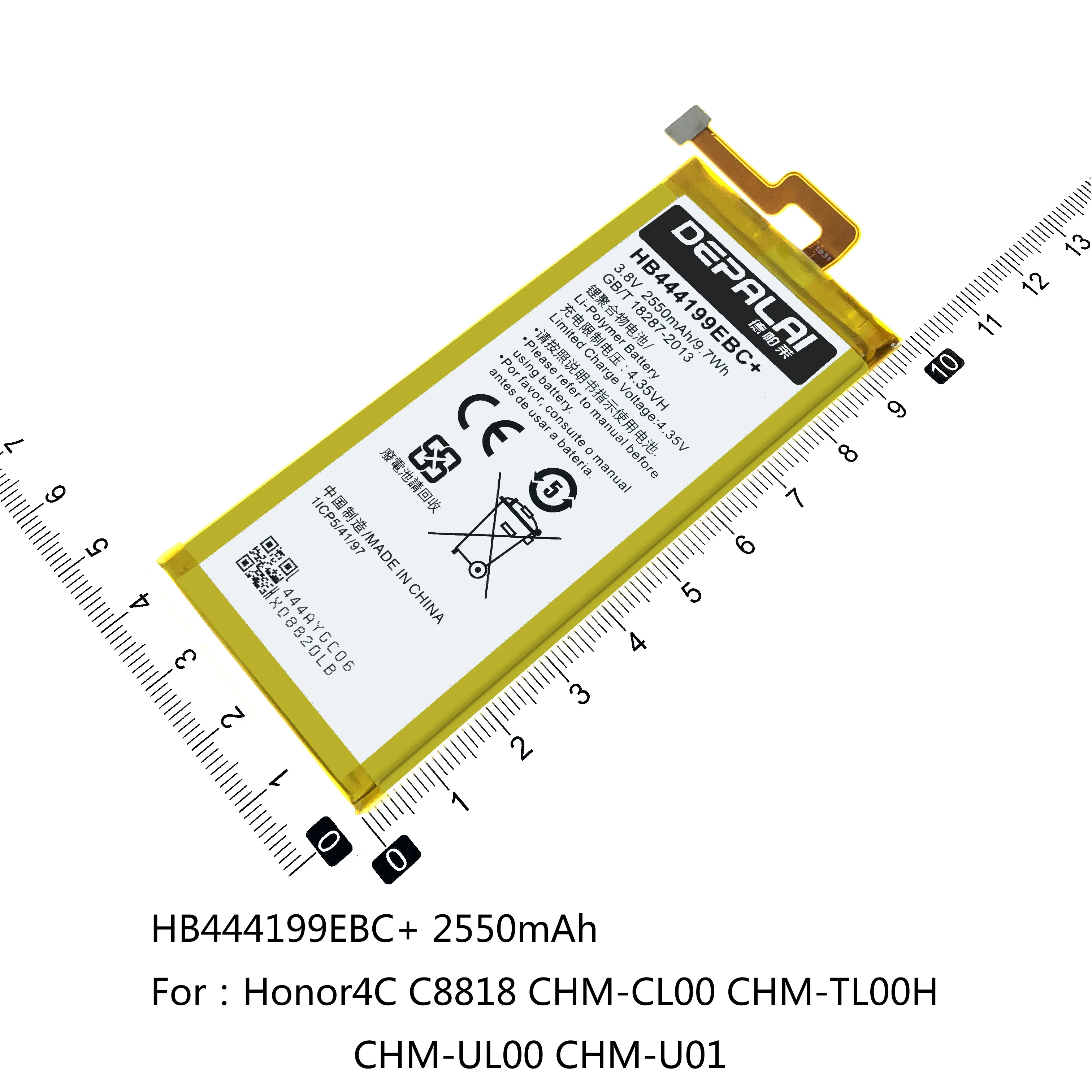 Аккумулятор Honor 4C C8818 GPlay Honor6 7i 7 Glory 6 Plus батареи для Huawei HB444199EBC + HB4242B4EBW HB494590EBC HB4547B6EBC
