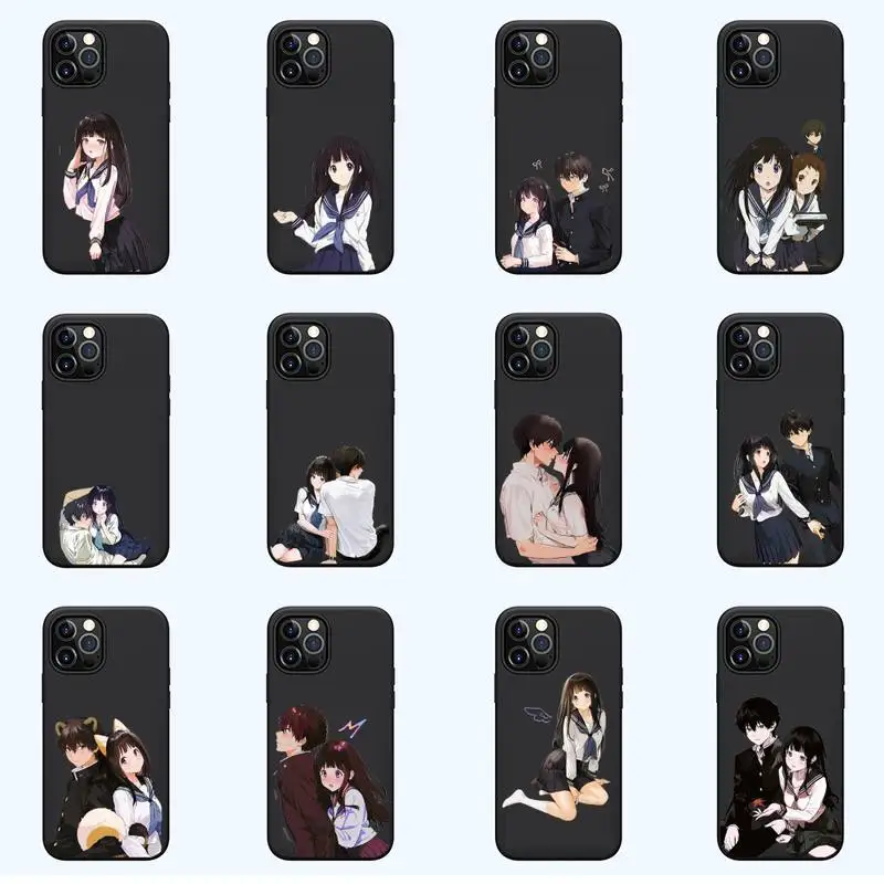 

Anime Hyouka Phone Case For iPhone 13 12 11 mini pro XS MAX 8 7 6 6S Plus X SE 2020 XR