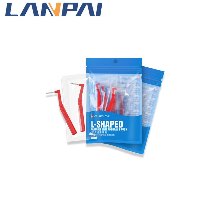 Lanpai 5 шт. зубной язык скребок для веганских материалов Зубная щётка кисти щелевая