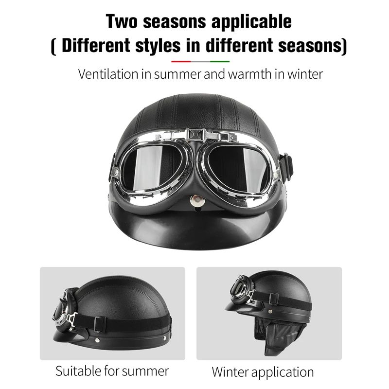 Велосипедный шлем открытое половинное лицо с очками Женский для дорожного