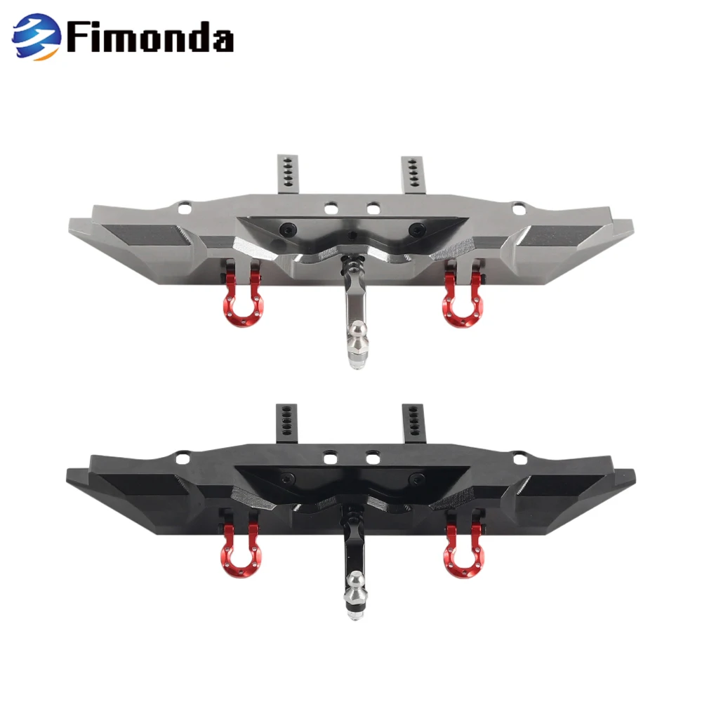 Задний бампер из алюминиевого сплава с трейлером обновленные детали для 1/10 RC