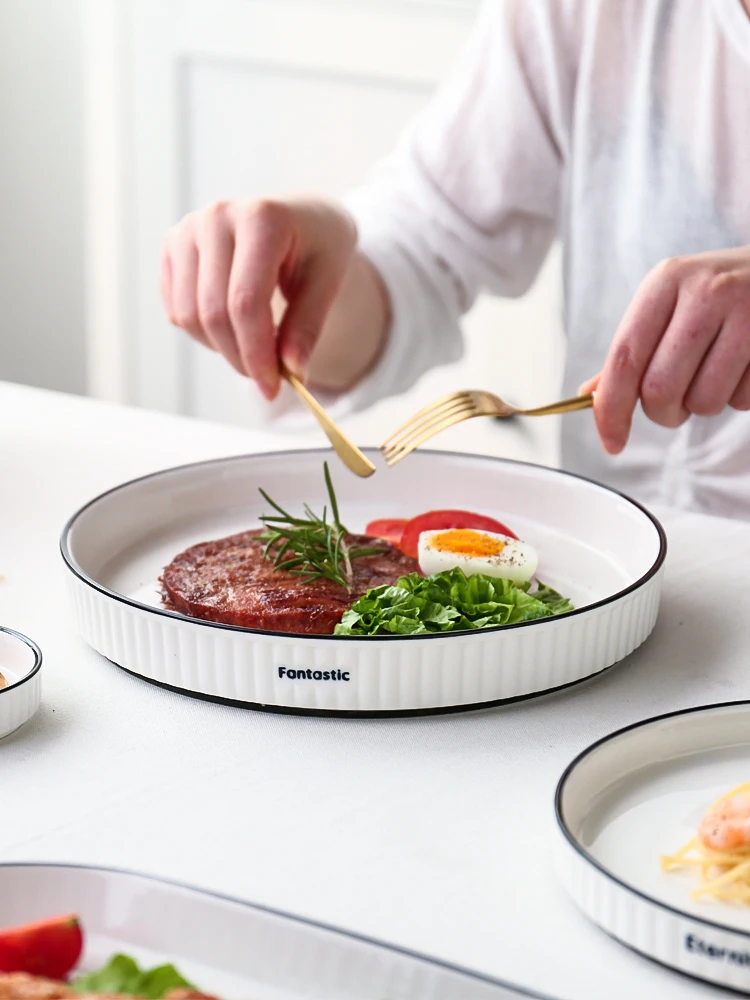 Керамическая посуда в скандинавском стиле креативная Личная Бытовая миска для