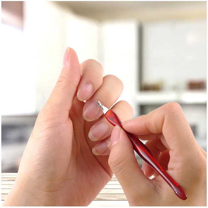 Маникюрный Инструмент для отодвигания кутикулы из нержавеющей стали 5 шт. |