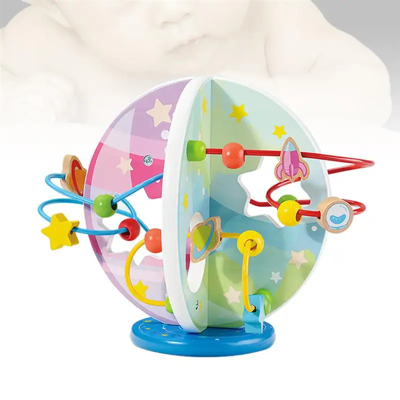 1 шт. деревянная обучающая планета познавательное образование мультяшный