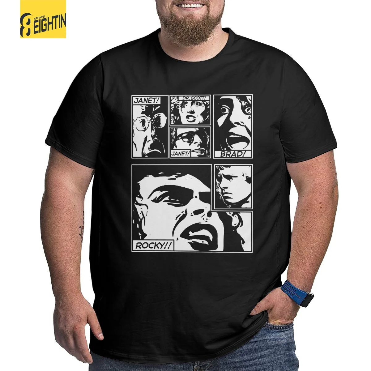 

Мужская футболка с вырезом лодочкой, 100% хлопок