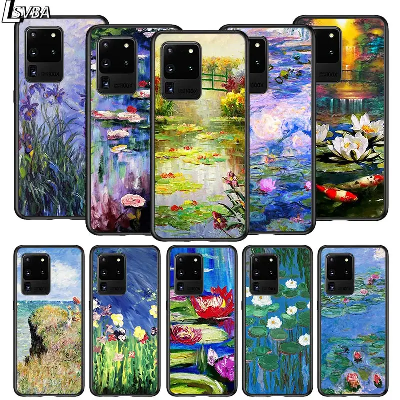 

Monet Garden Lotus Bridge for Samsung S20 FE Ultra Plus A91 A81 A71 A51 A41 A31 A21S A11 A72 A52 A42 A32 A12 A02S Phone Case