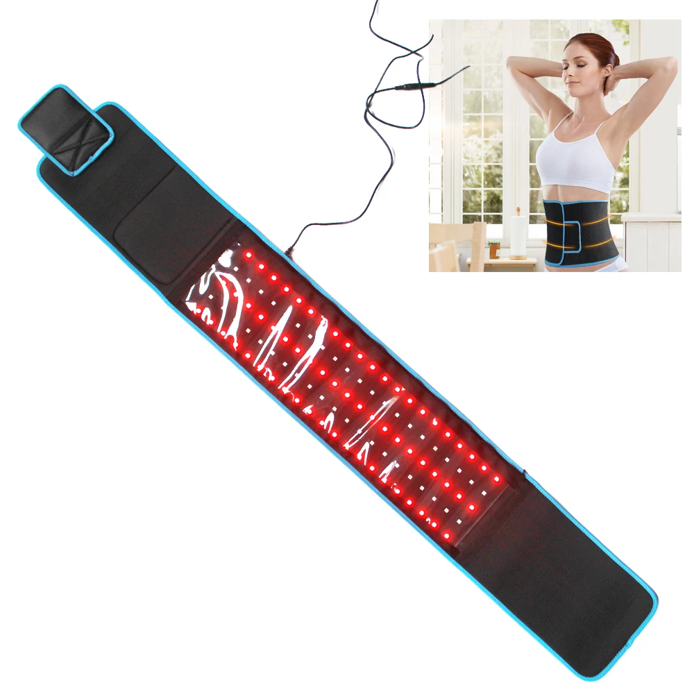 red light therapy devices fda near infrared 880nm led wrap back pain relief pad home use wearable belt deep body joints muscle free global shipping