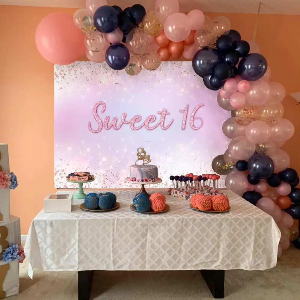 Фон для фотосъемки с изображением милой девочки на день рождения 16 дюймов|Фон