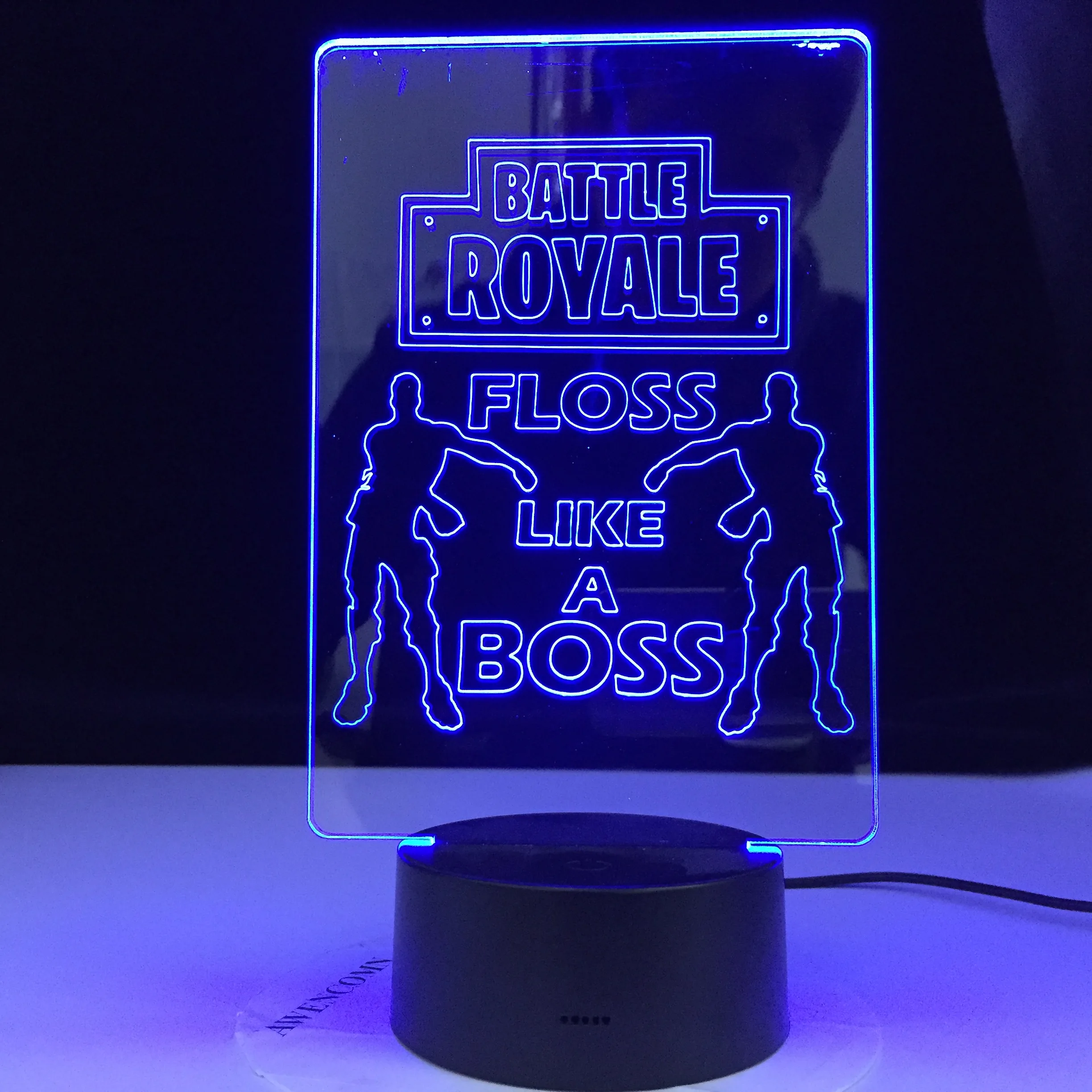Battle Royale Floss Like A Boss Dancer модель светодиодный Настольный светильник 3D ночник